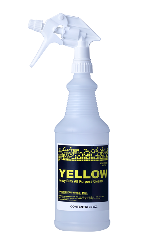 Download 32 Oz Spray Bottle Labeled Yellow Apter Industries Yellowimages Mockups