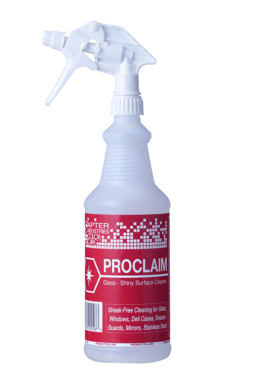 32 oz Spray Bottle Labeled Proclaim Apter Industries