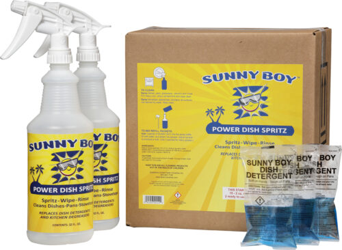 The Sunny Boy Dish Spritz Kit.